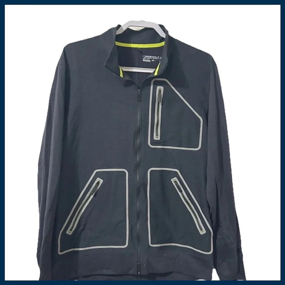 Nike‎ Golf Dri-Fit Jacket Shield Stretch Sz. L